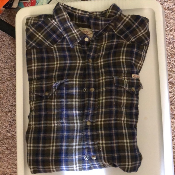 Men’s button down flannel shirt - Picture 1 of 3